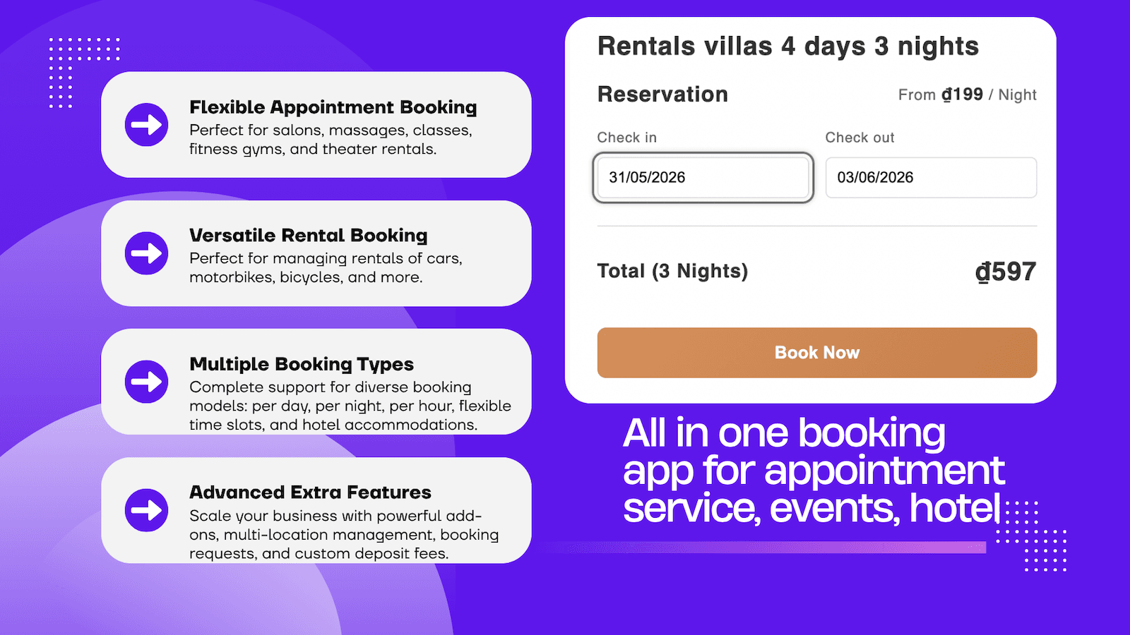 Appointment Booking and Rental Service