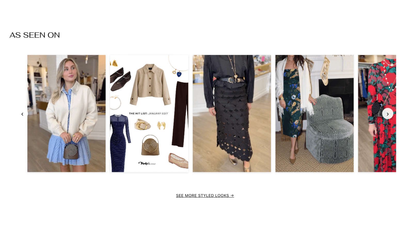 Share shoppable looks that inspire and increase conversion