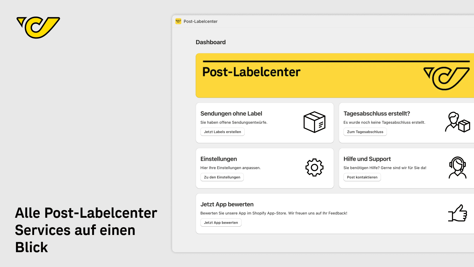 Post-Labelcenter Services