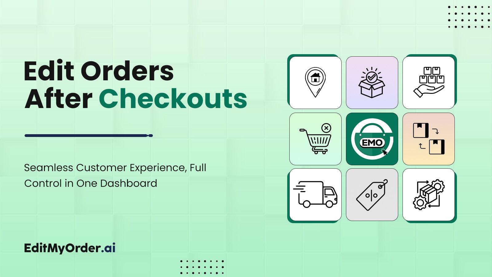 Edit Order After Checkout