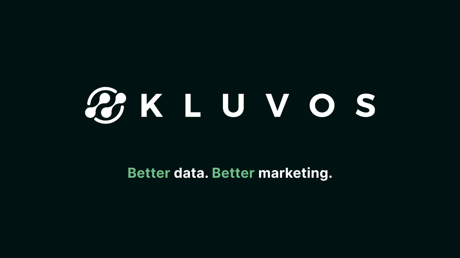kluvos better marketing better data