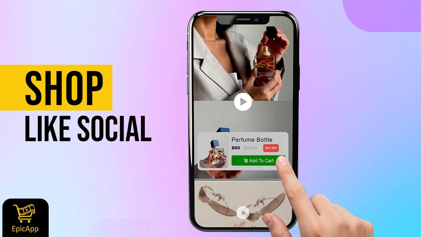 Shop on your store like social media shopping
