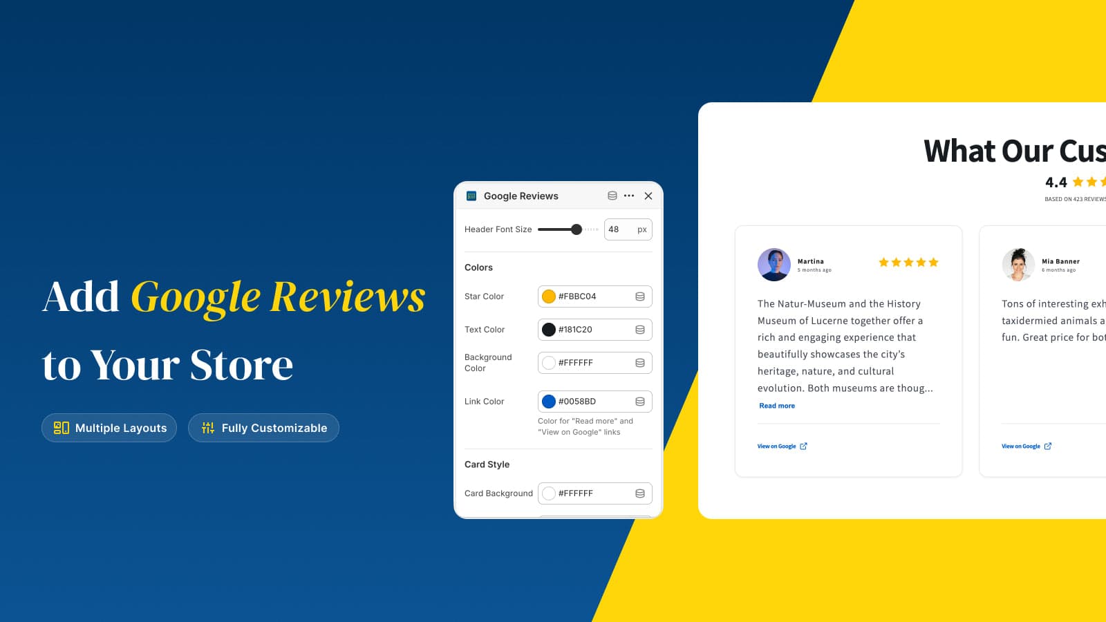 Display Google Customer Reviews in your Shopify Store