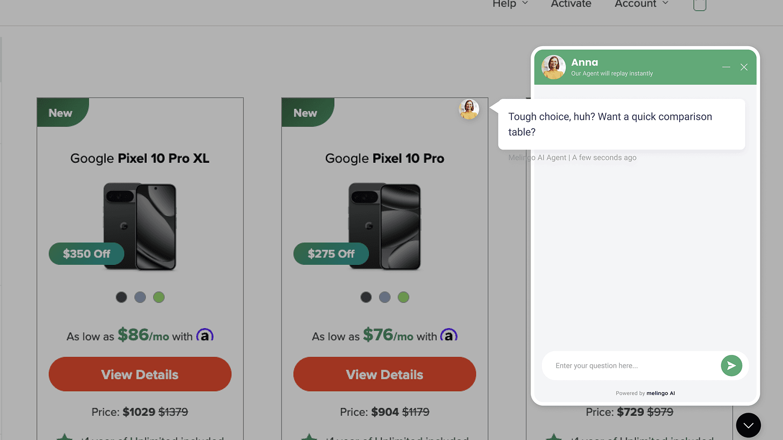 Melingo AI Agent in Proactive Mode