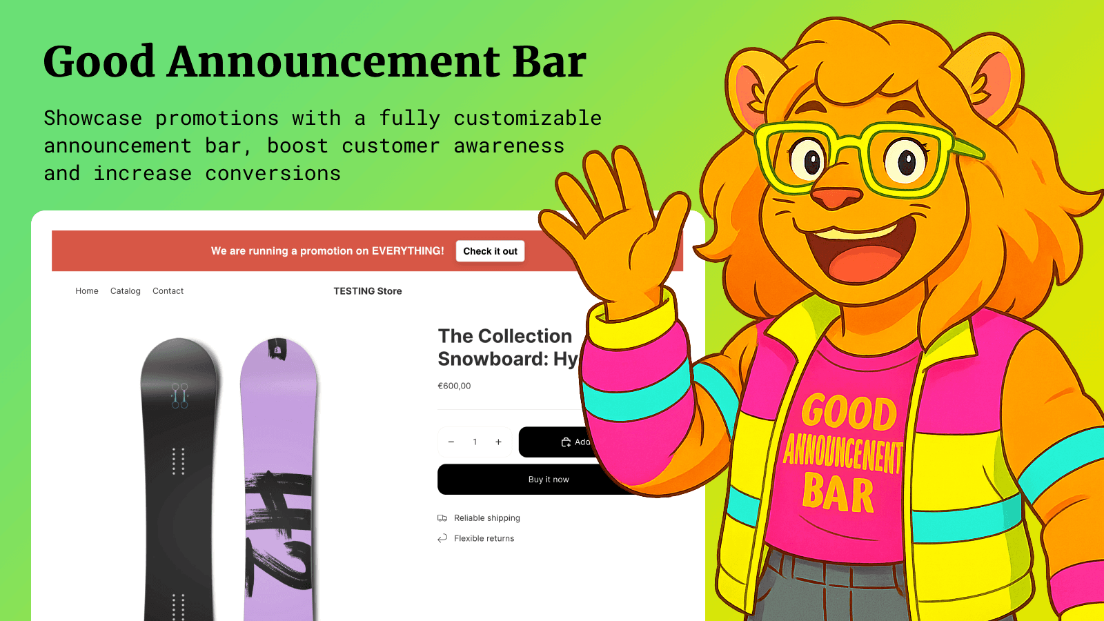 Good Announcement Bar