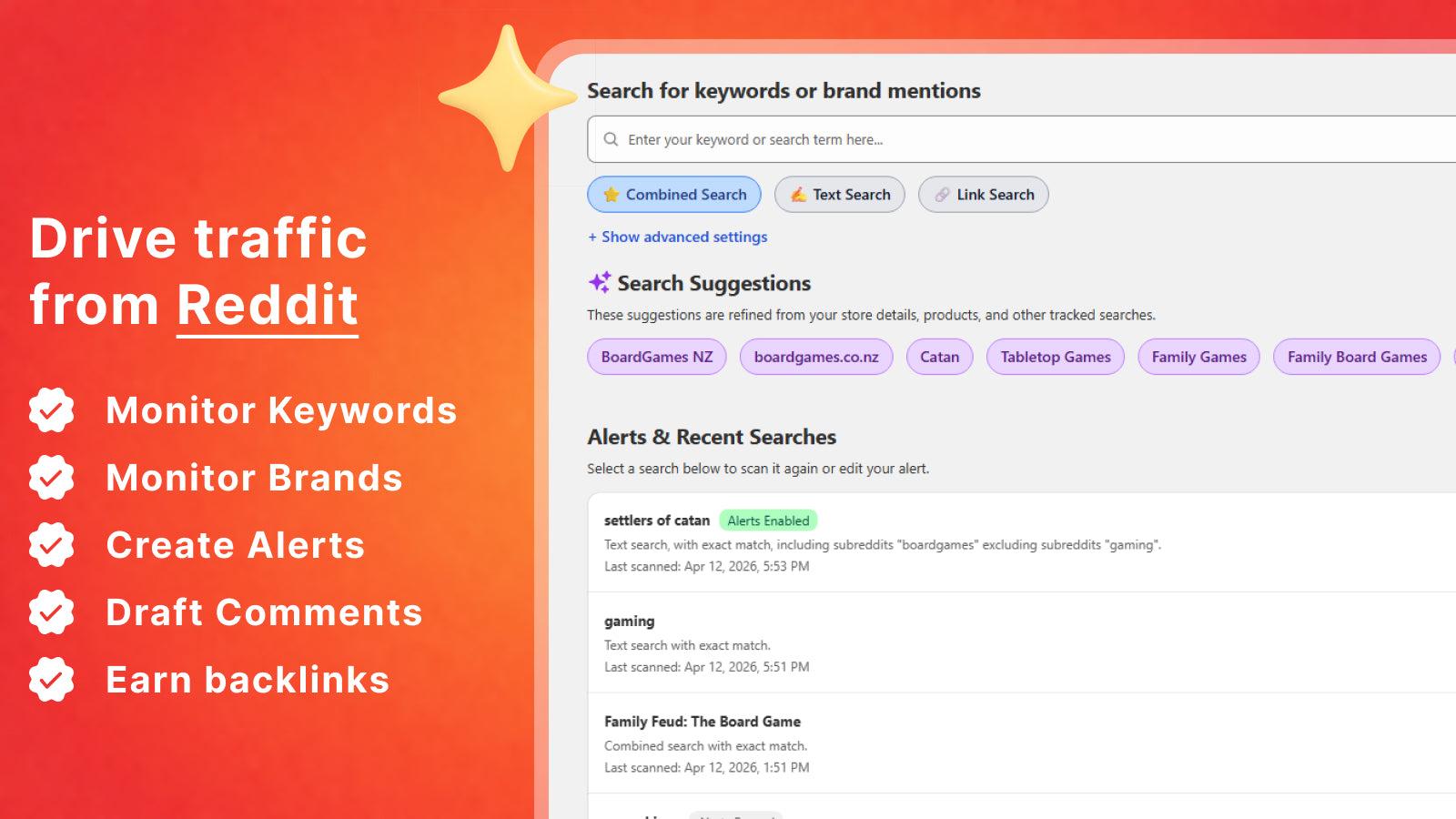 Drive traffic from Reddit