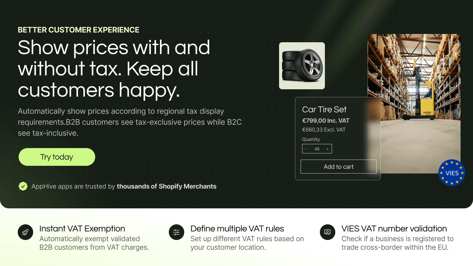 Show prices with and without tax. Keep all customers happy.