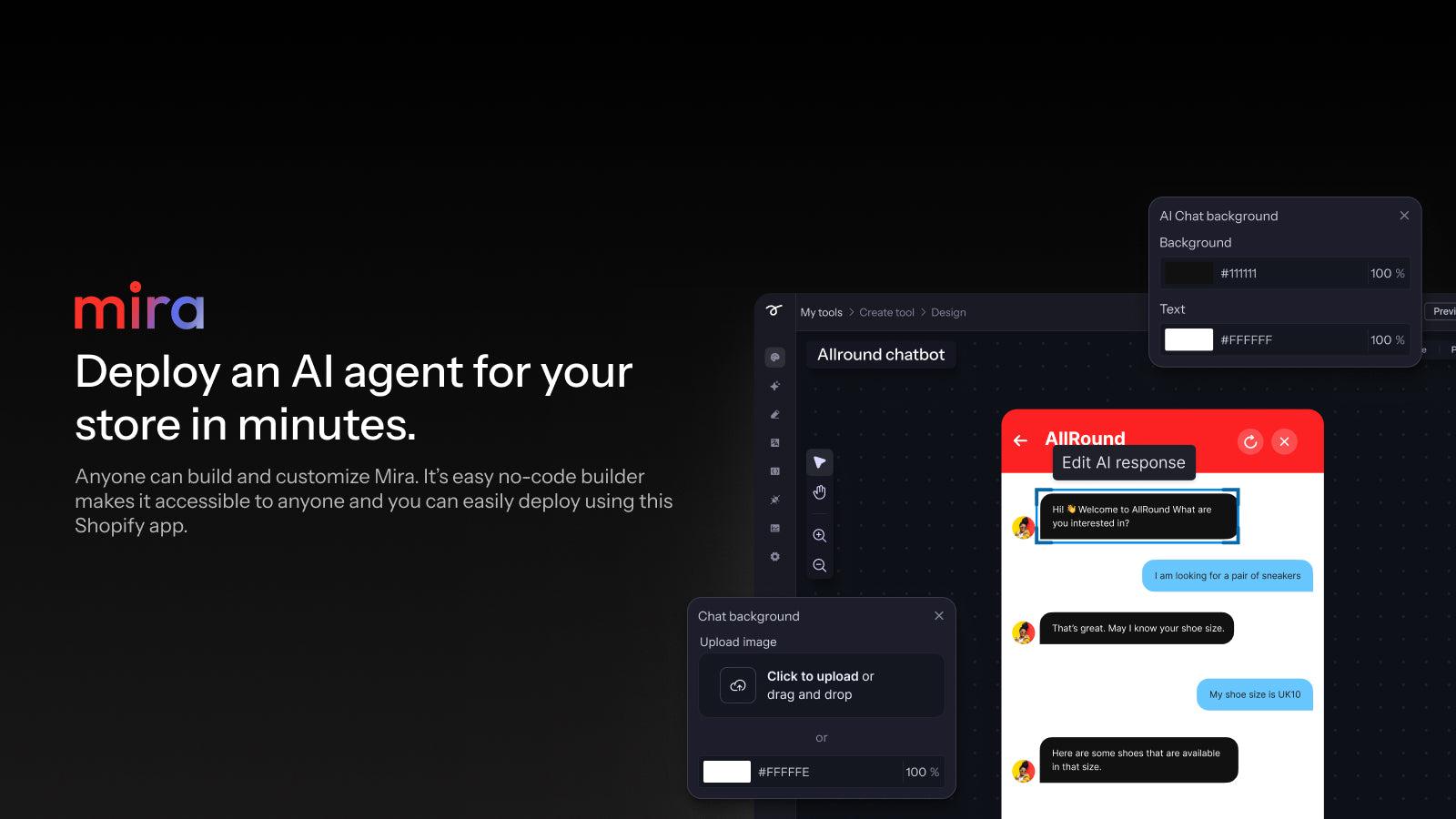 Deploy AI agents in minutes
