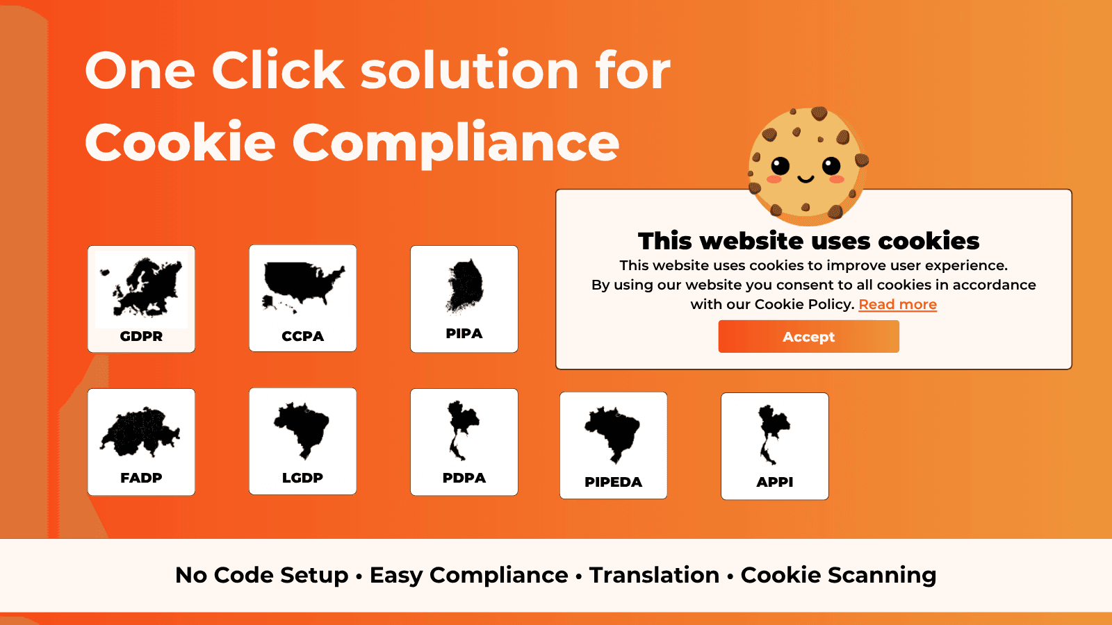 GDPR, CCPA, PIPA, FADP, LGDP, PDPA, PIPEDA, APPI Compliance