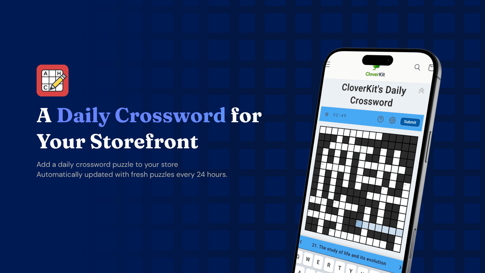 A Daily Crossword for Your Storefront