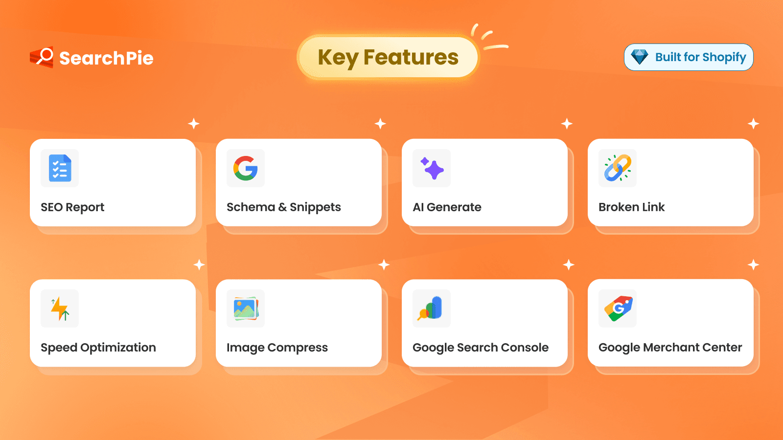 Key features of SearchPie