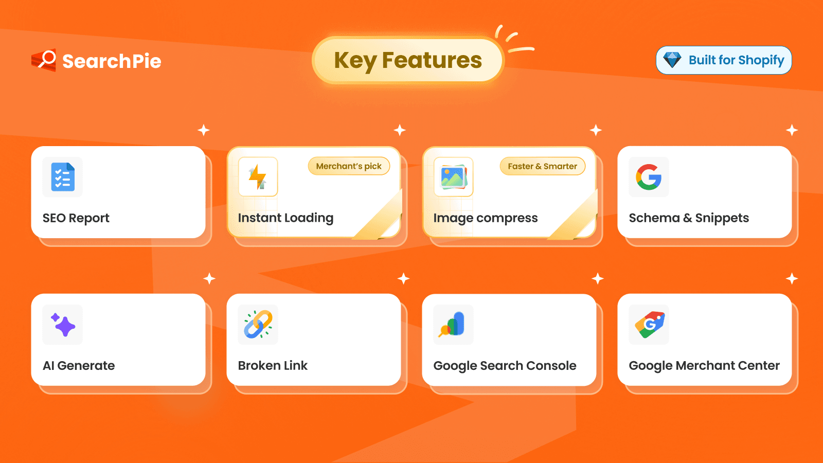 Key features of SearchPie