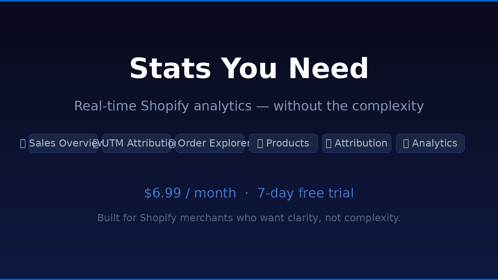 Stats You Need
