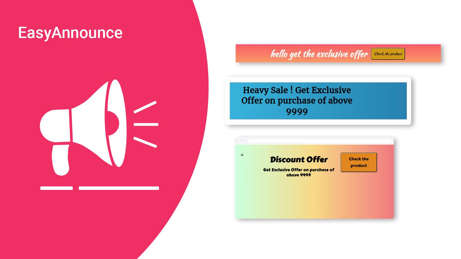 Easy Announce Banner