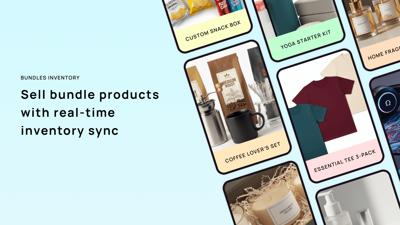 Sell bundle products with real-time inventory sync