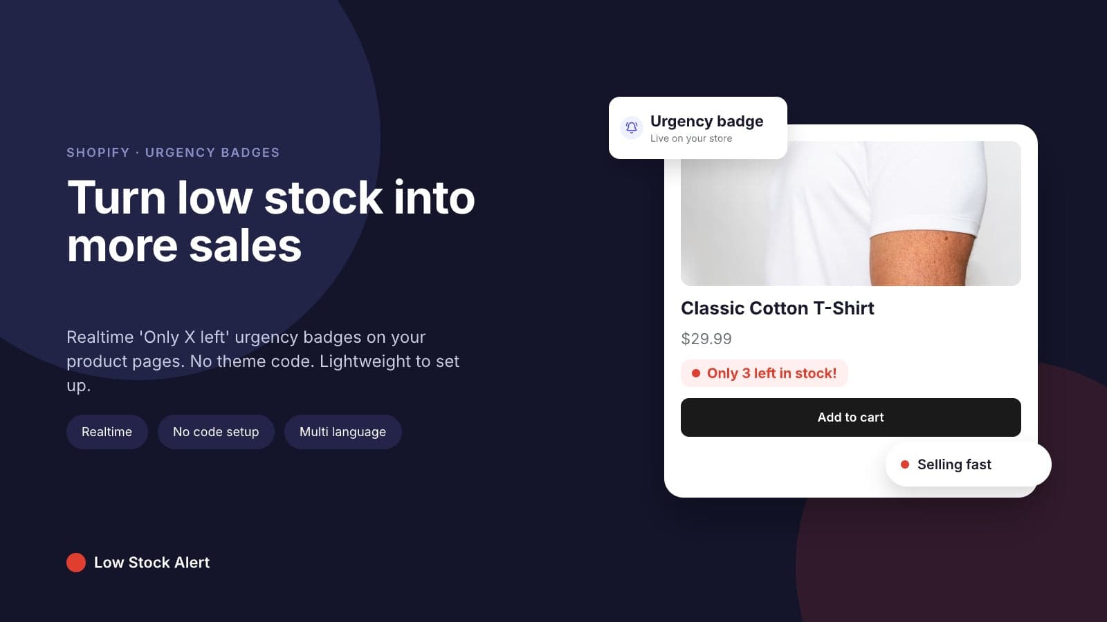 Turn low stock into more sales