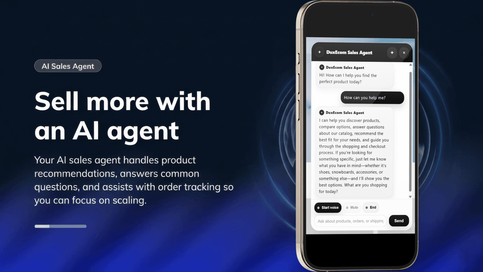sell more with an AI Agent