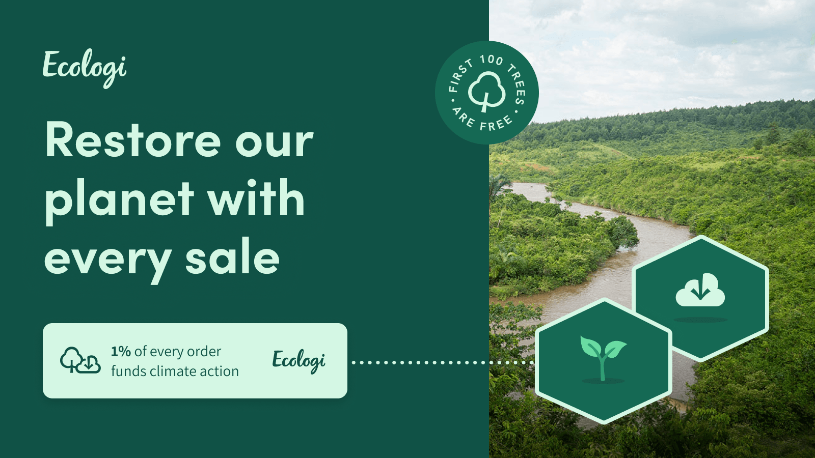 Restore our planet with every Shopify sale – Ecologi app