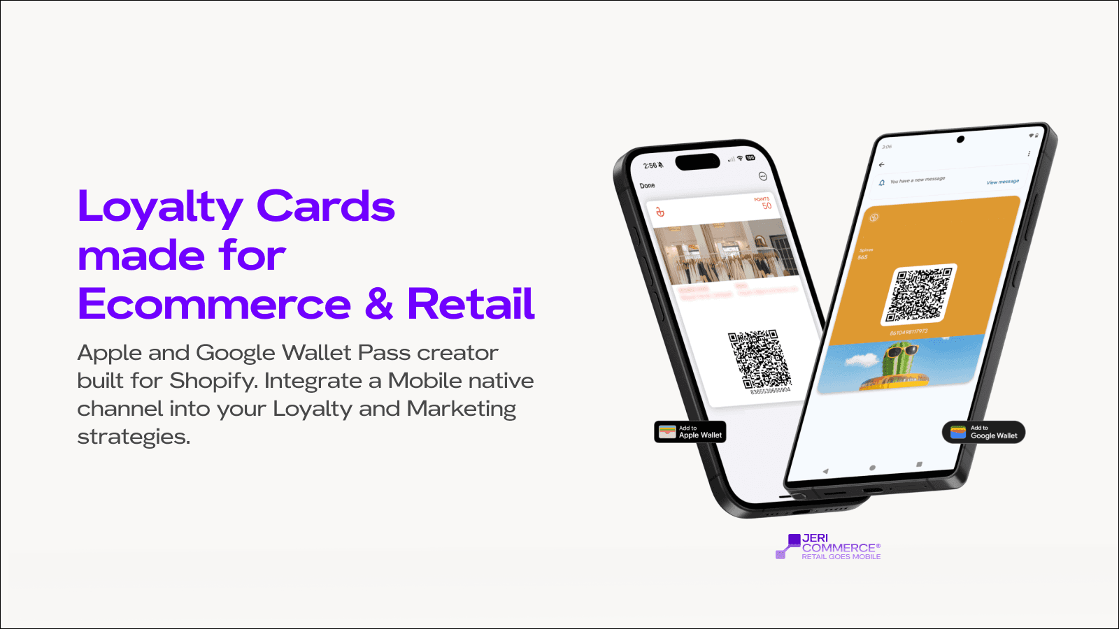 JeriCommerce - Loyalty Wallet for Shopify Ecommerce and Retail