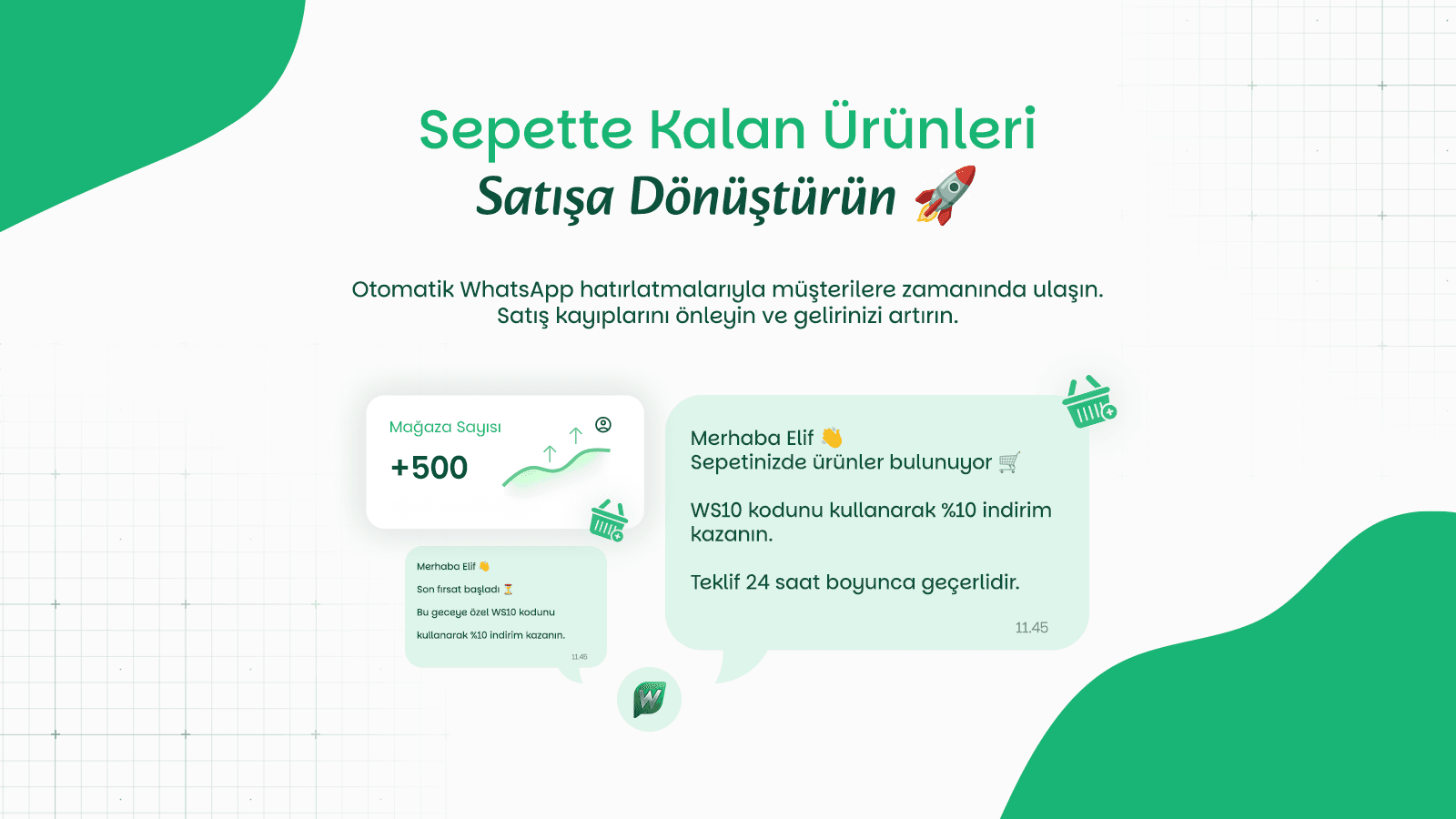 İlgi artınca anında mesaj göndererek satış yapın