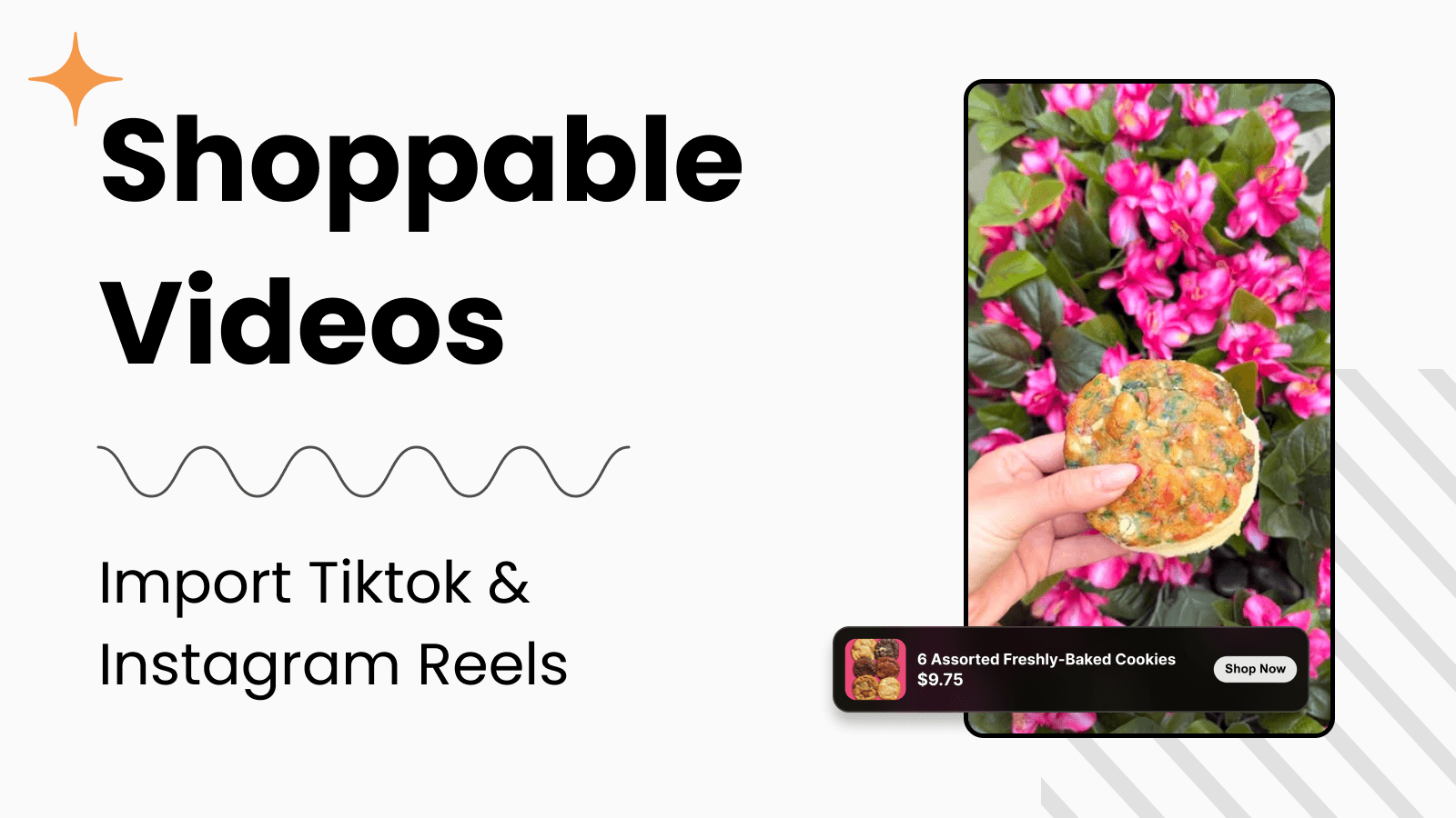 Shoppable Videos (Import Tiktok and instagram reel)