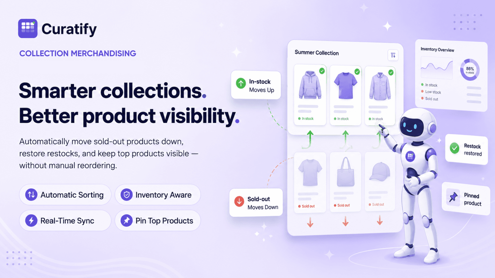 Curatify - Collection Sorting