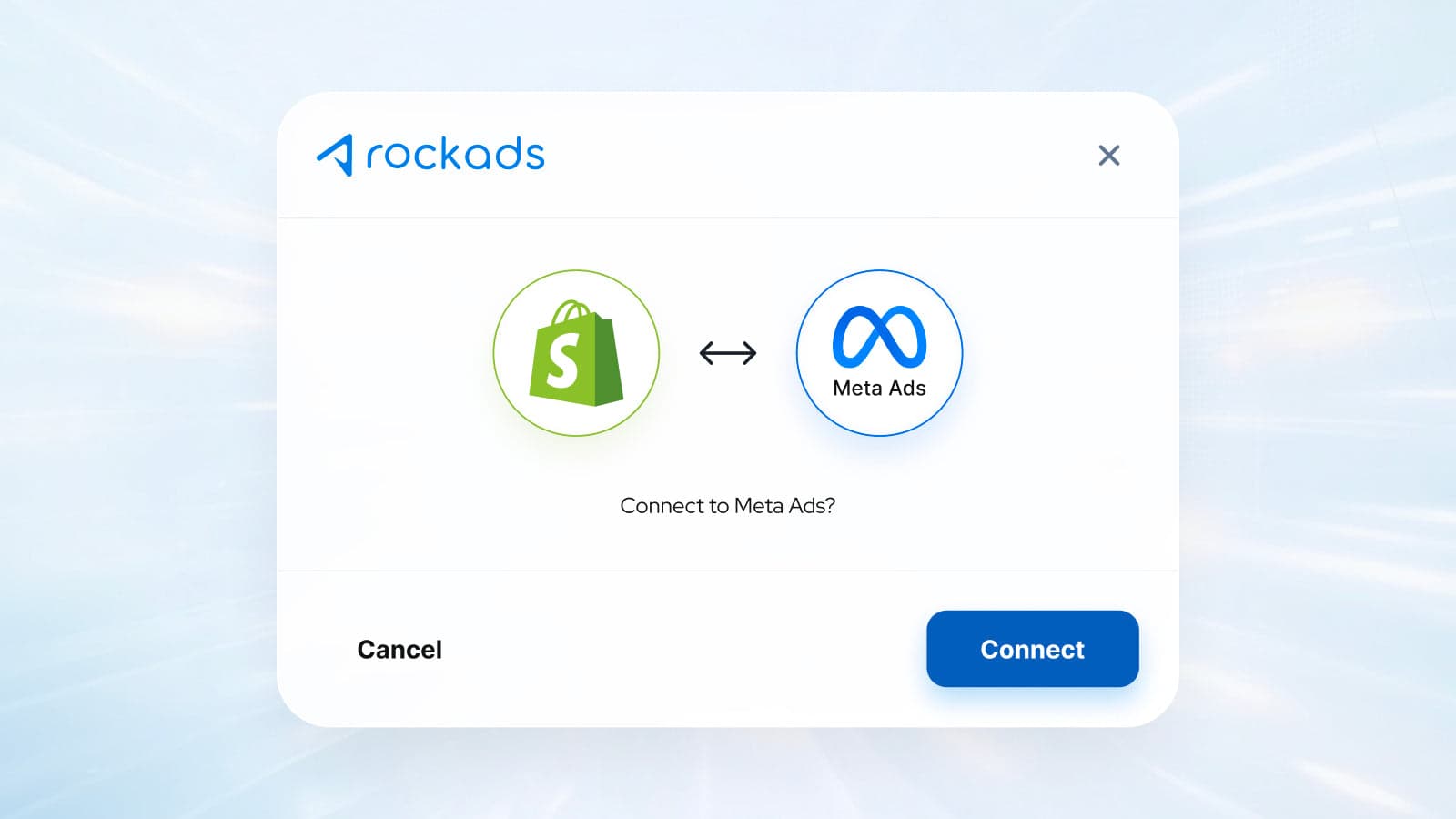 Connect your meta ads into shopify store and automate it