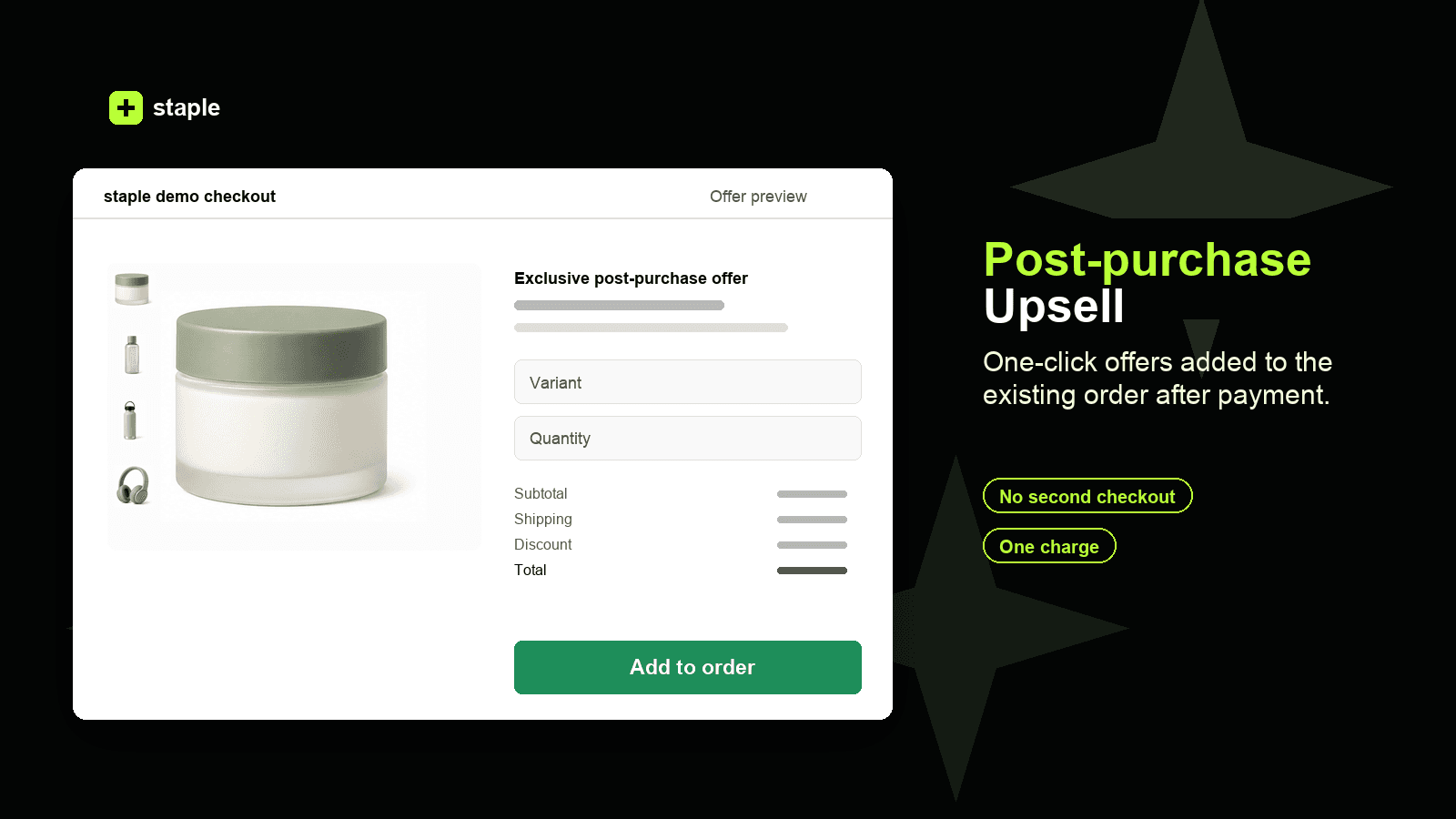 post purchase upsell
