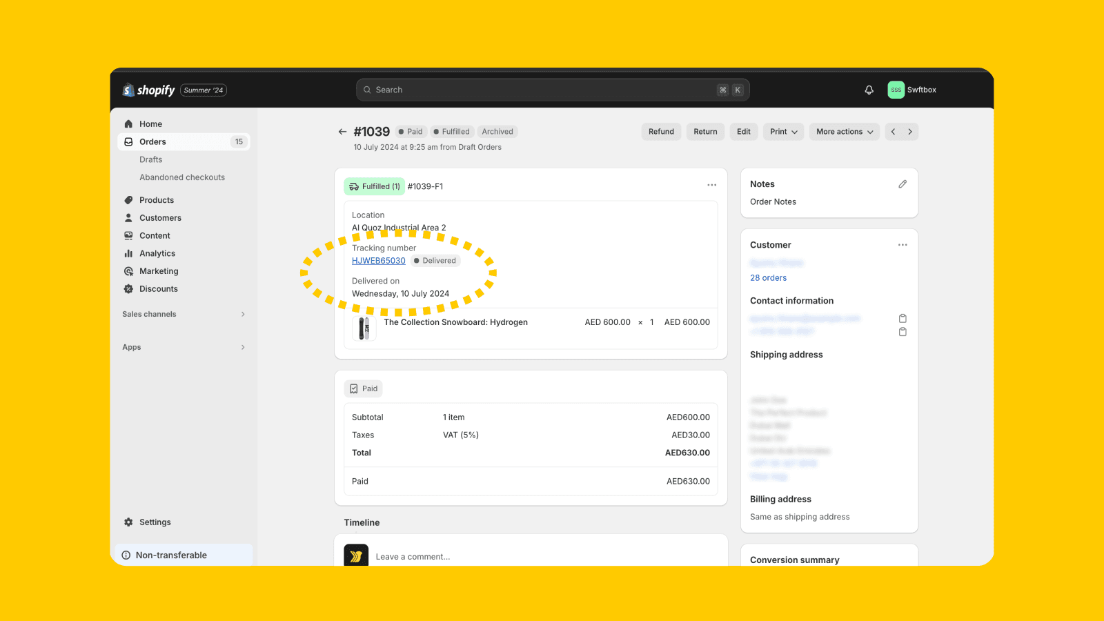Seamless integration for easy last-mile delivery and tracking