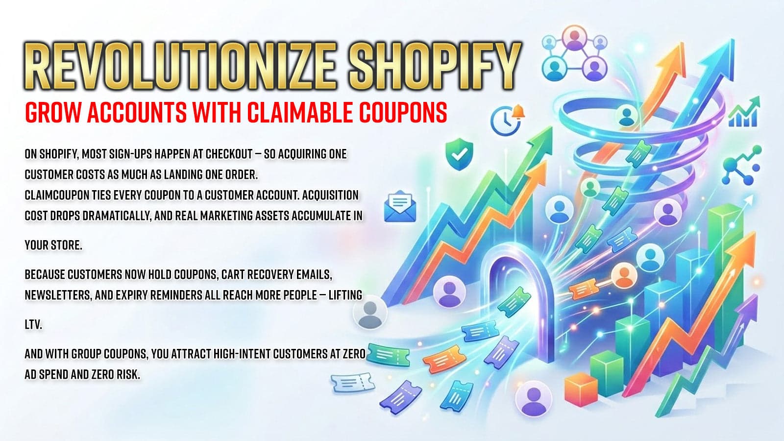 Claim coupons with marketing consent, campaigns & Shopify Flow