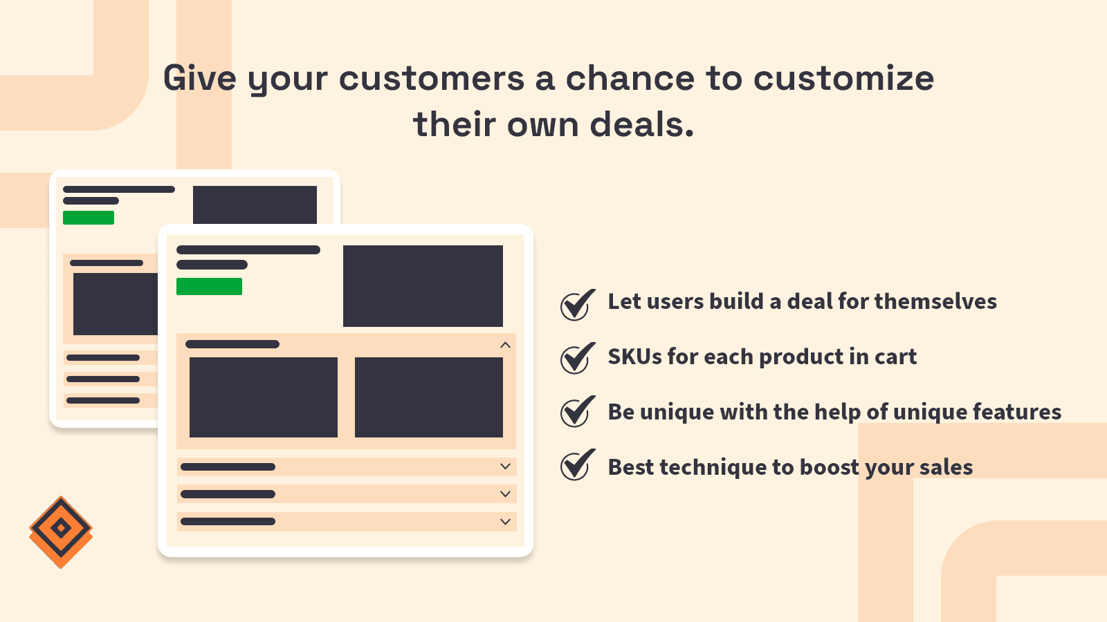 Allow your customers to choose multiple varients