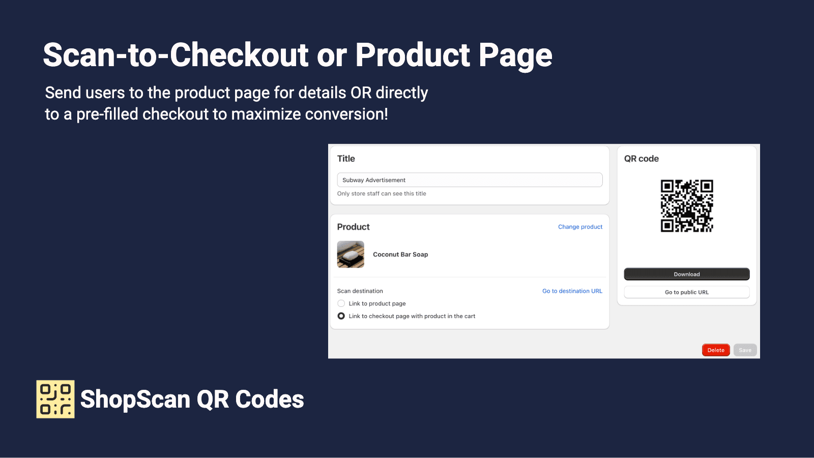 ShopScan Product QR Codes