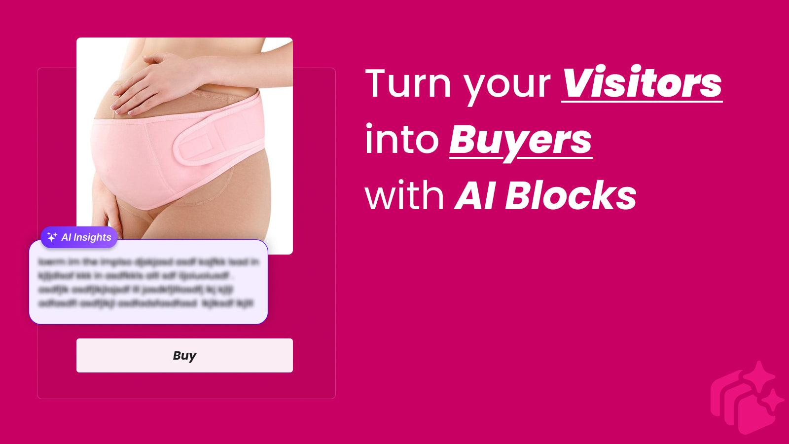 AI product block boosting conversions with smart recommendations