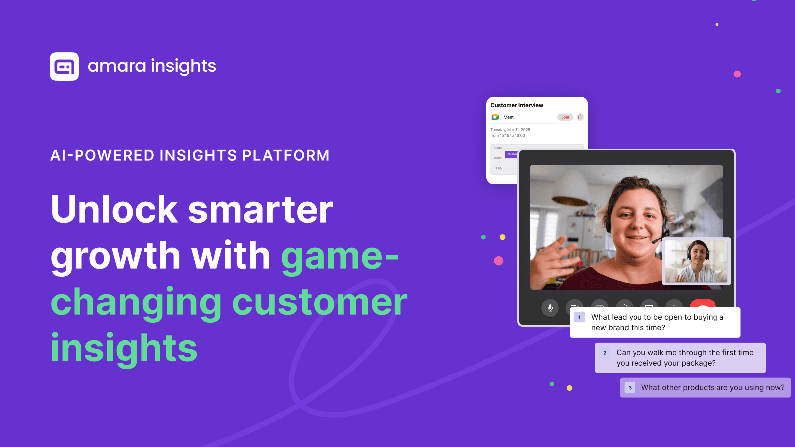Amara Insights: Customer Insights Research Platform