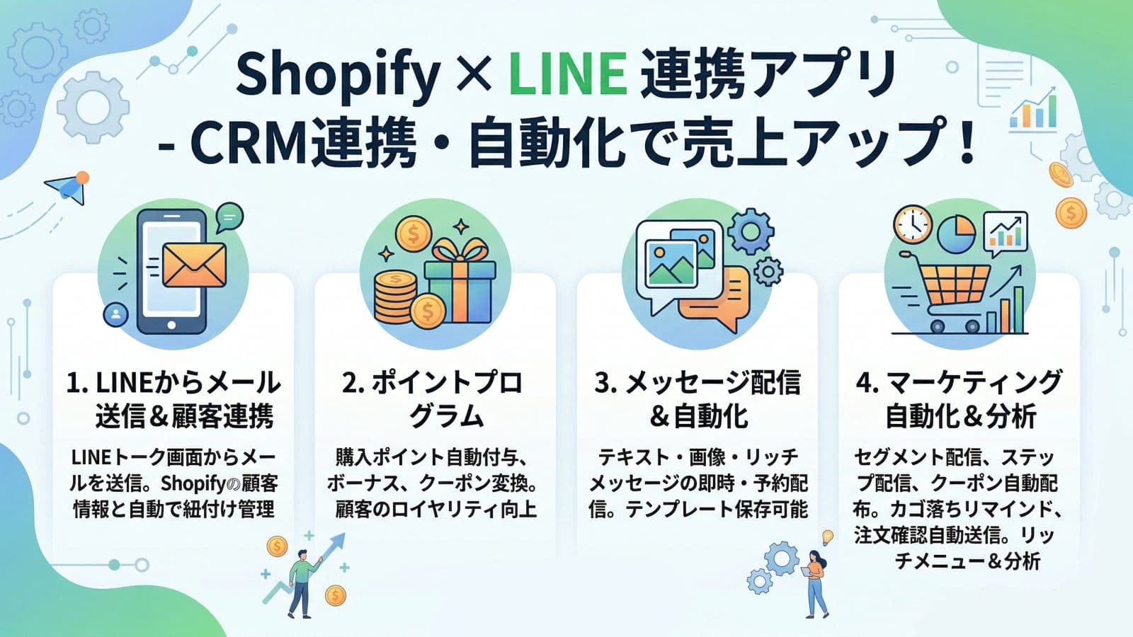 LINE連携が可能