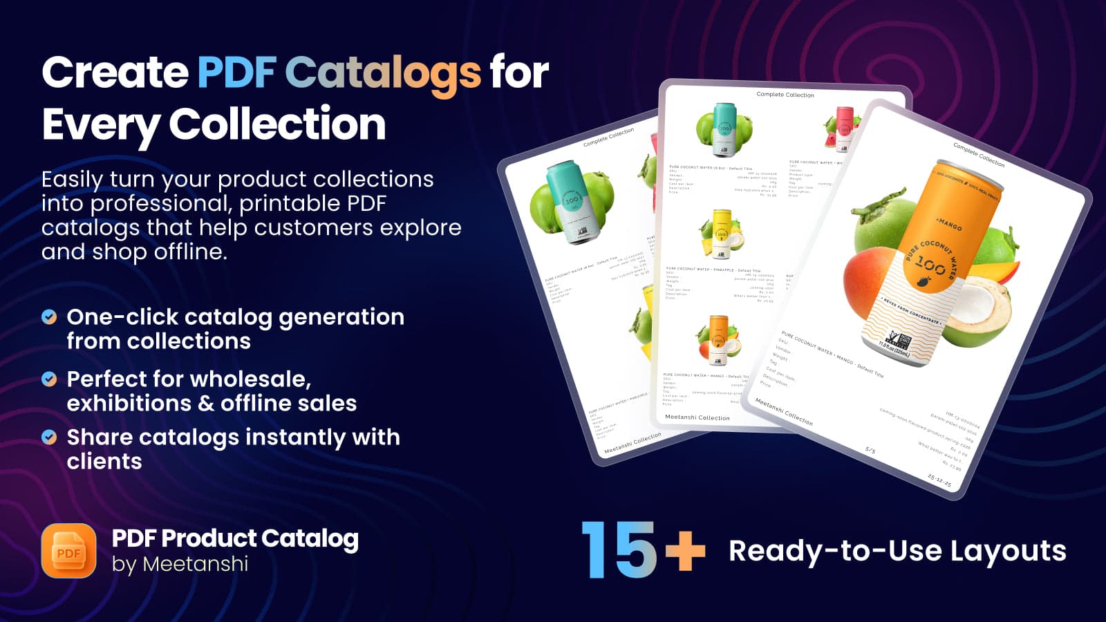Create PDF Catalogs in Shopify