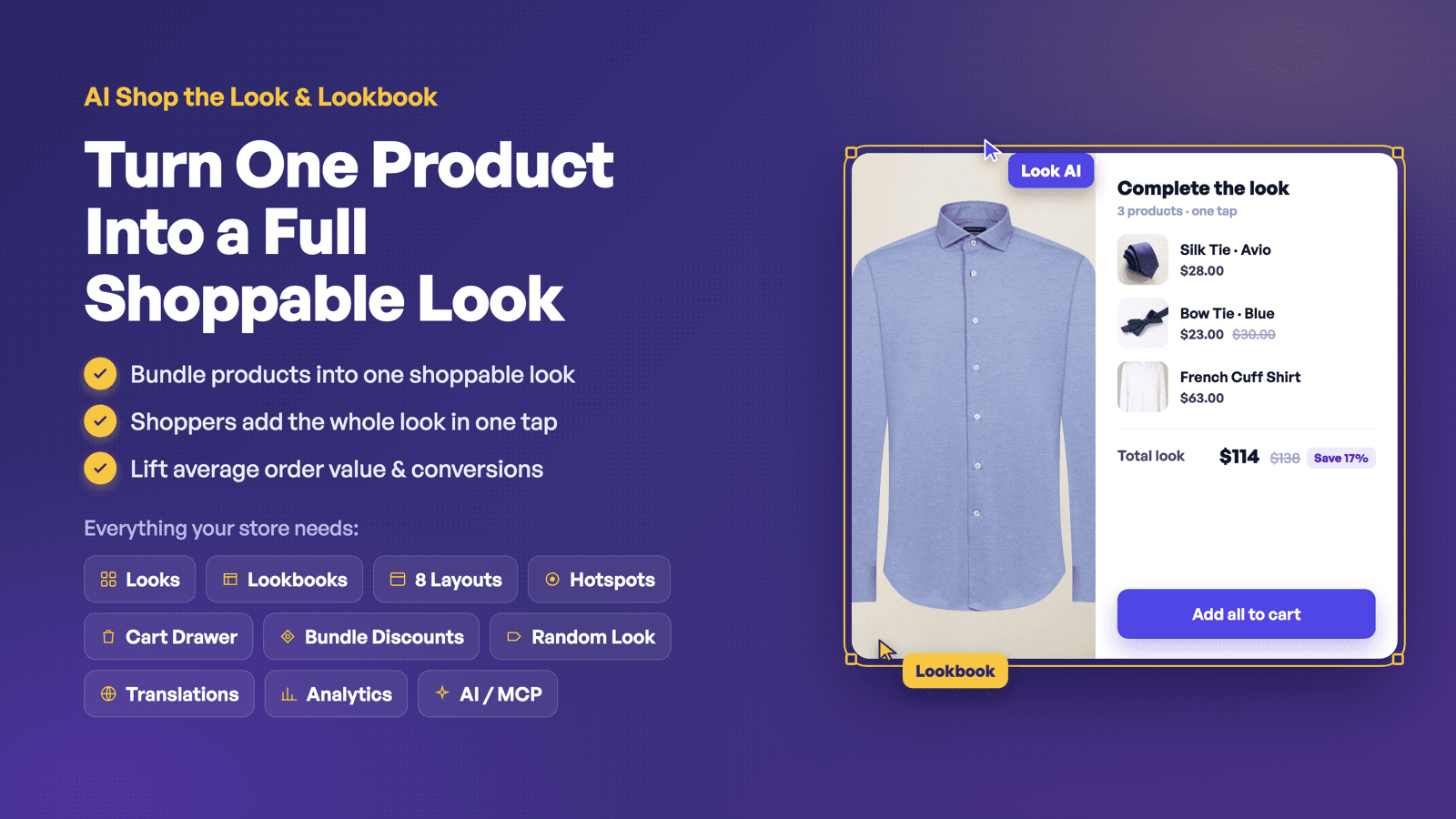 AI Shop the Look & Lookbook