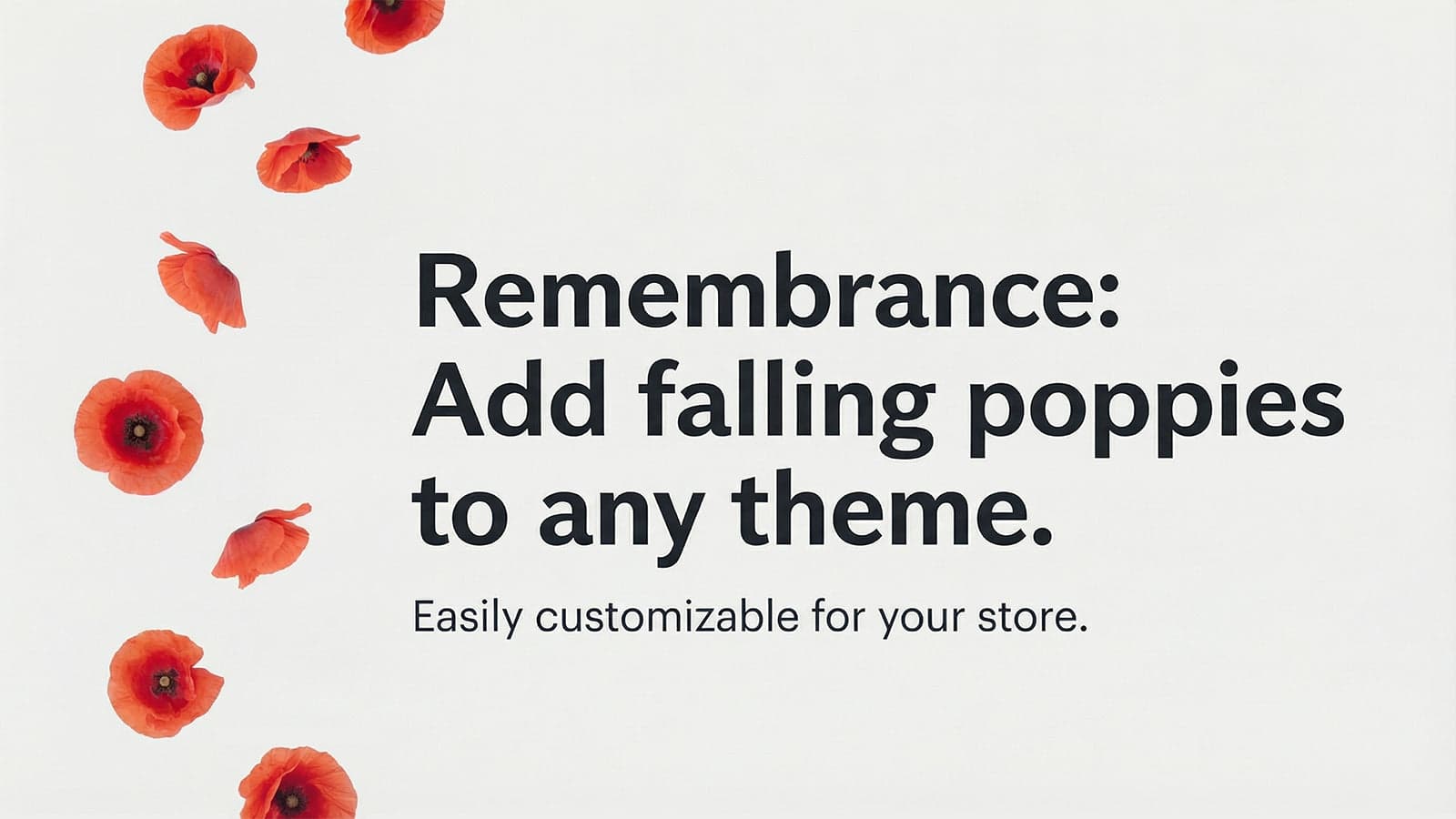 Add to any theme on your Shopify store
