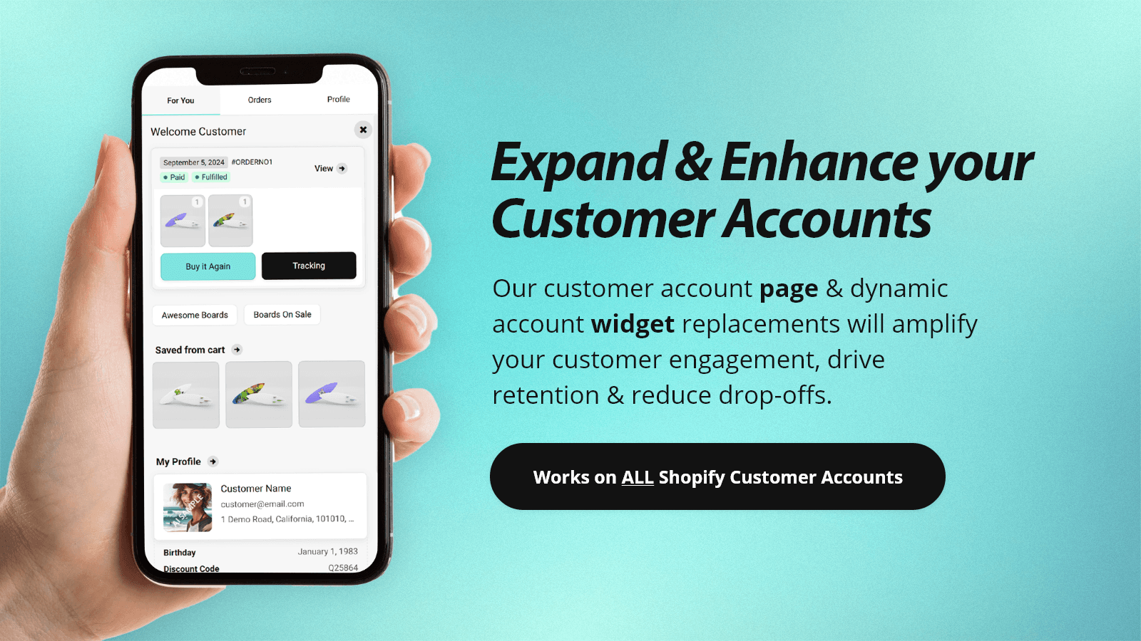 Expand & Enhance your Customer Accounts