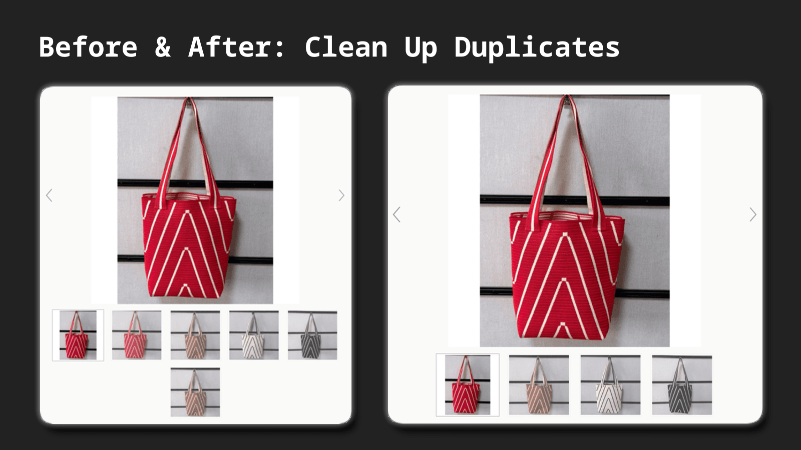 Essential for Shopify: detect and remove duplicate images