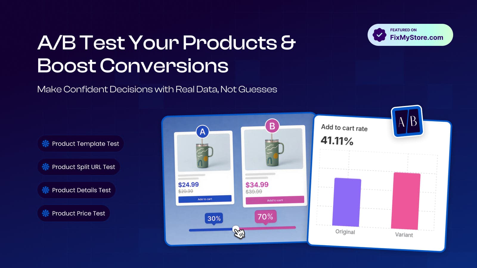 Split testing to boost conversion landing page split test CRO