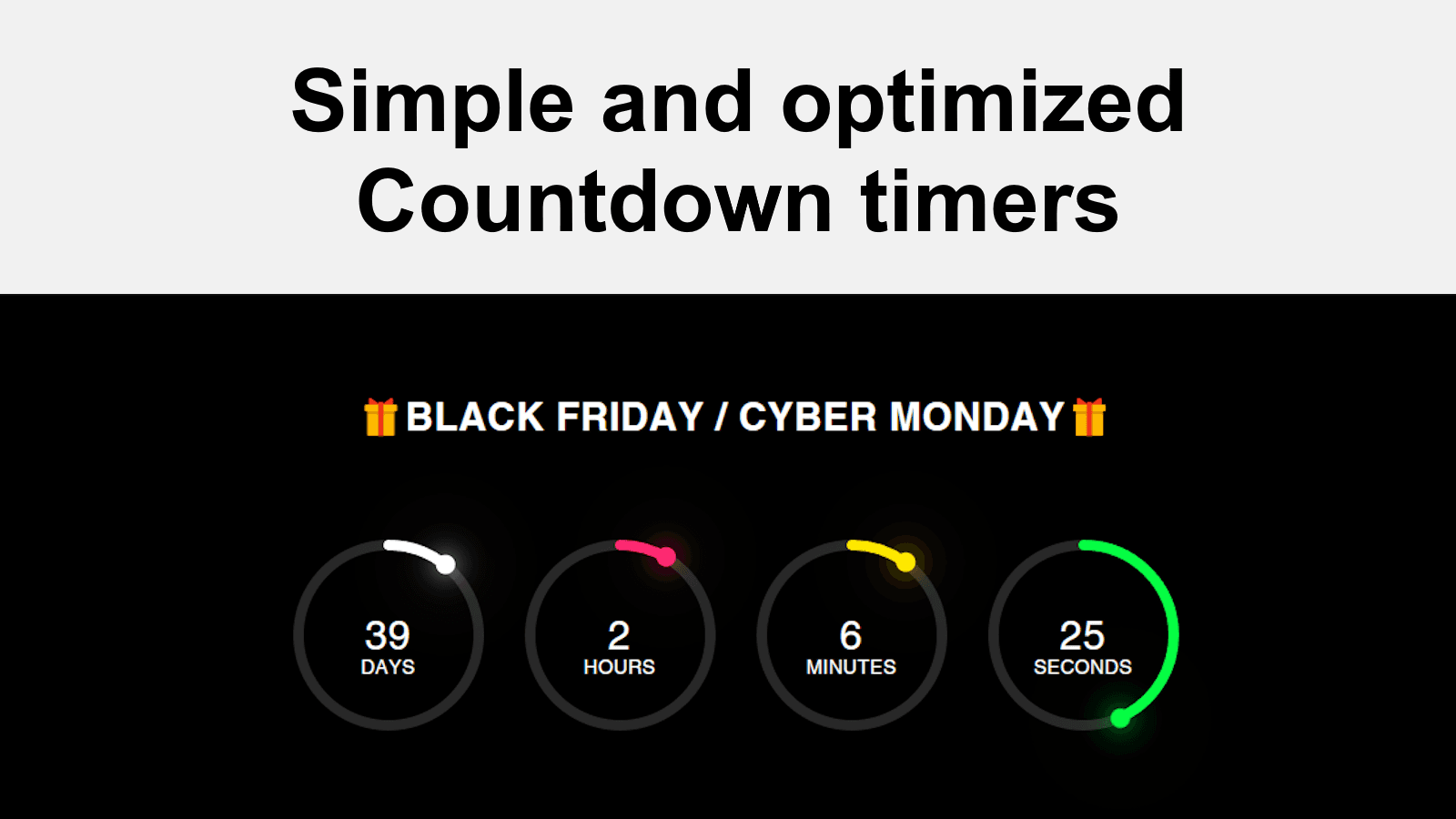 Simple and optimized countdown timers