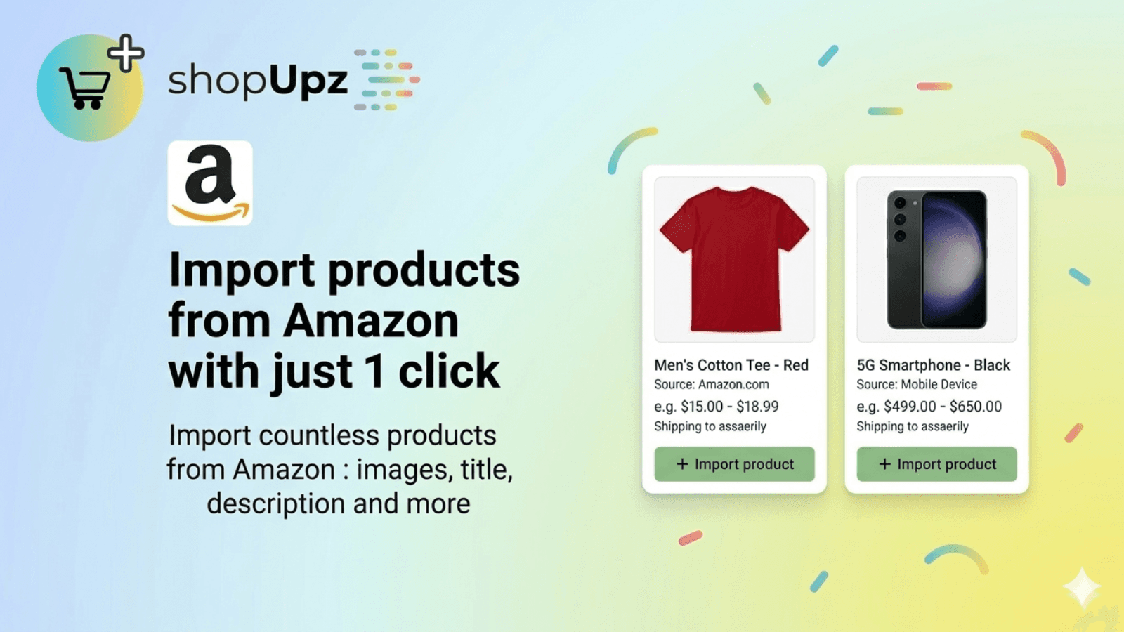 Import Amazon dropshipping, affiliation