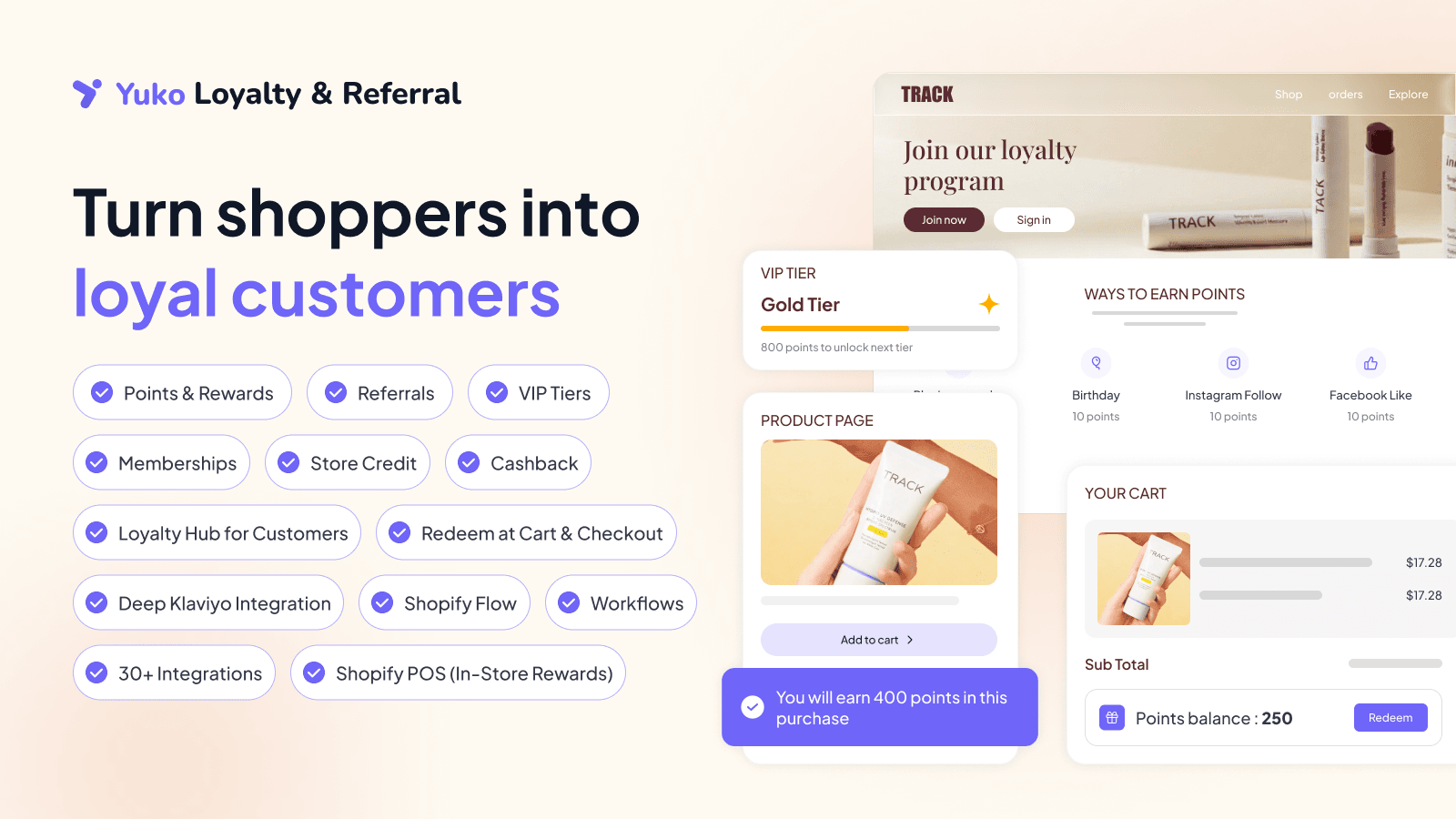 Yuko Loyalty Program Rewards Referral