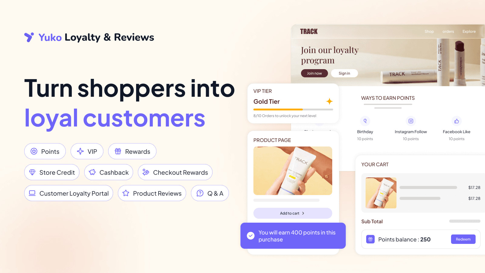 Yuko Loyalty Rewards Referral