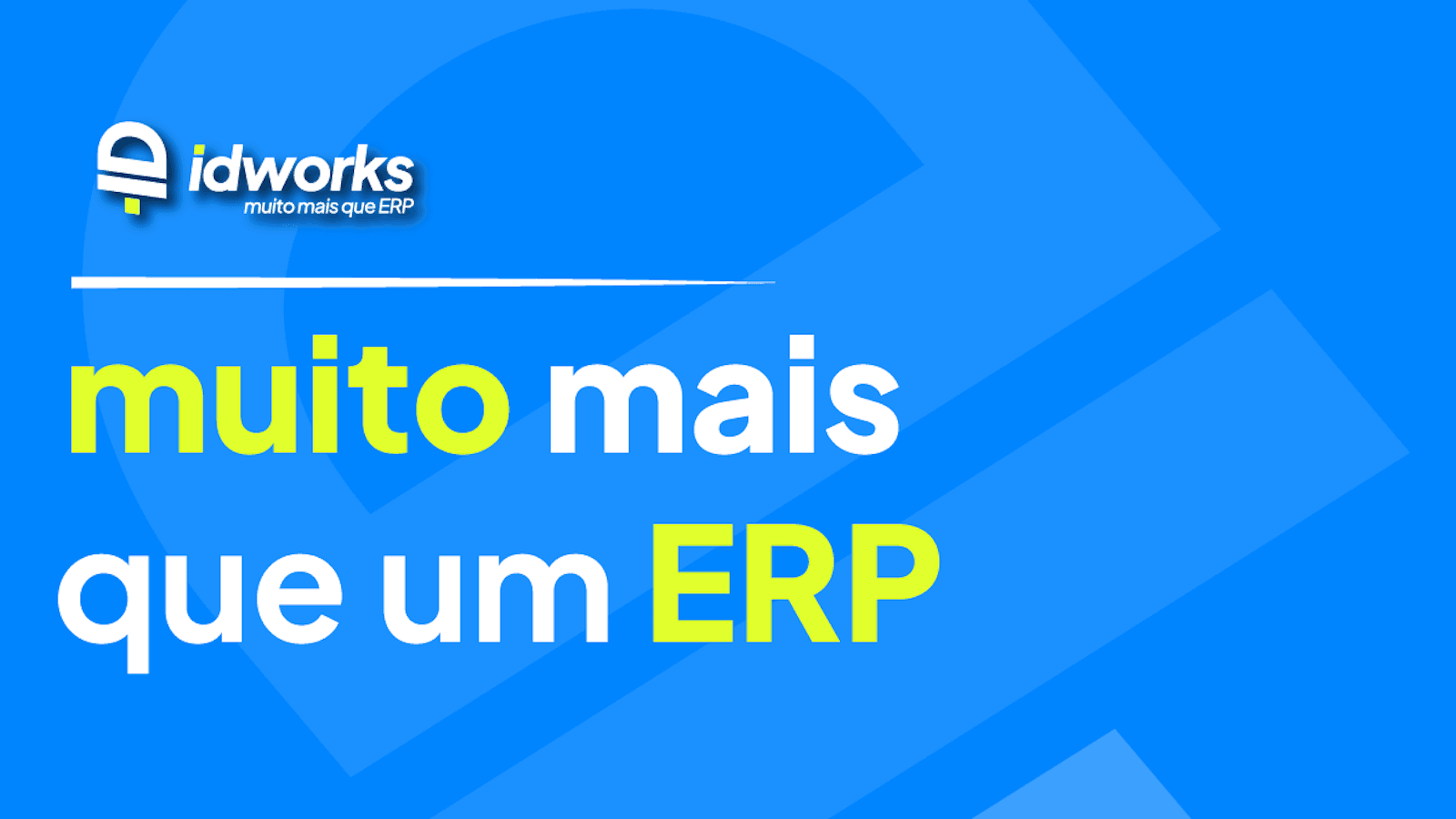 muito mais que ERP