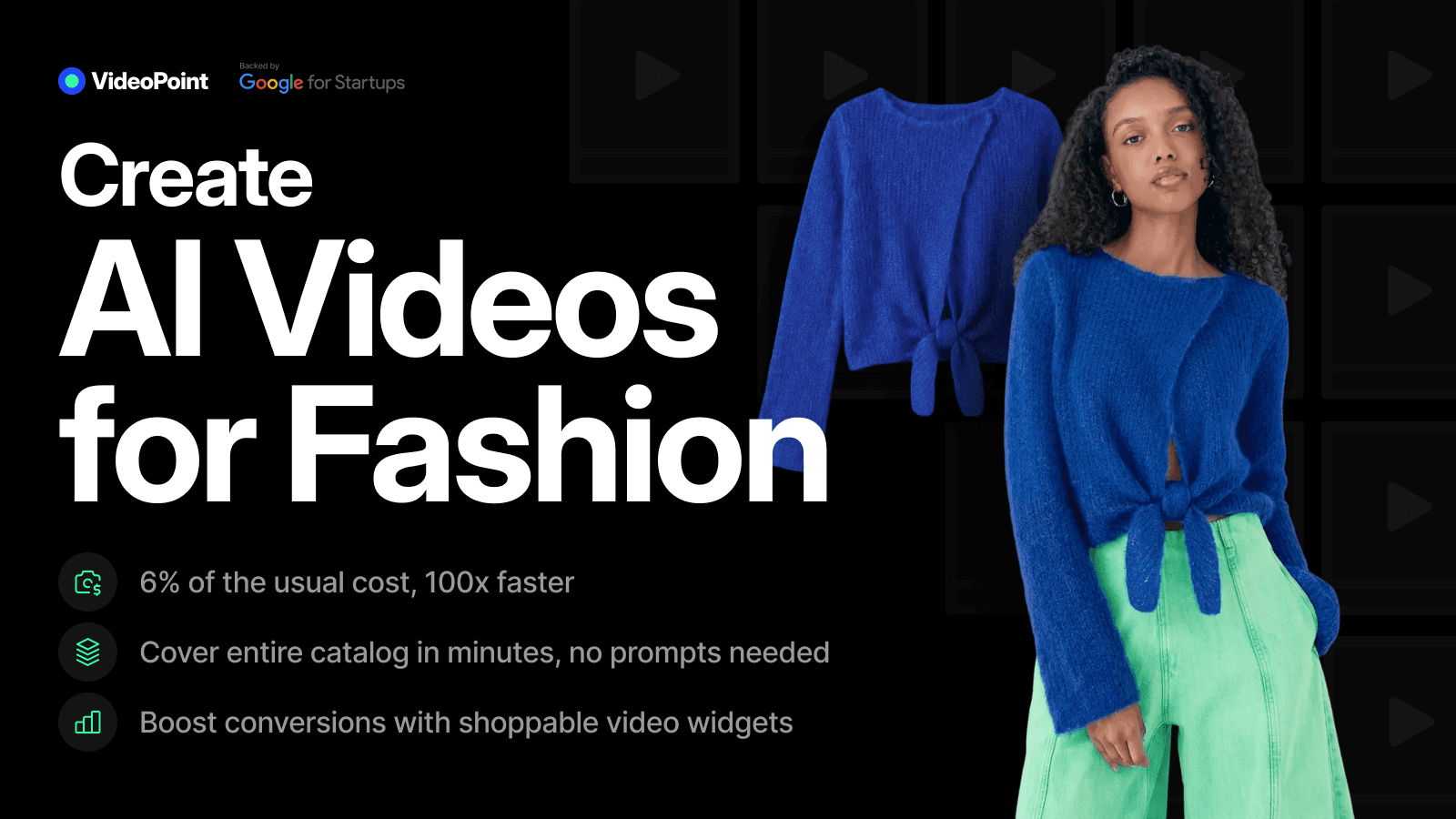 Shoppable AI Videos for Fashion