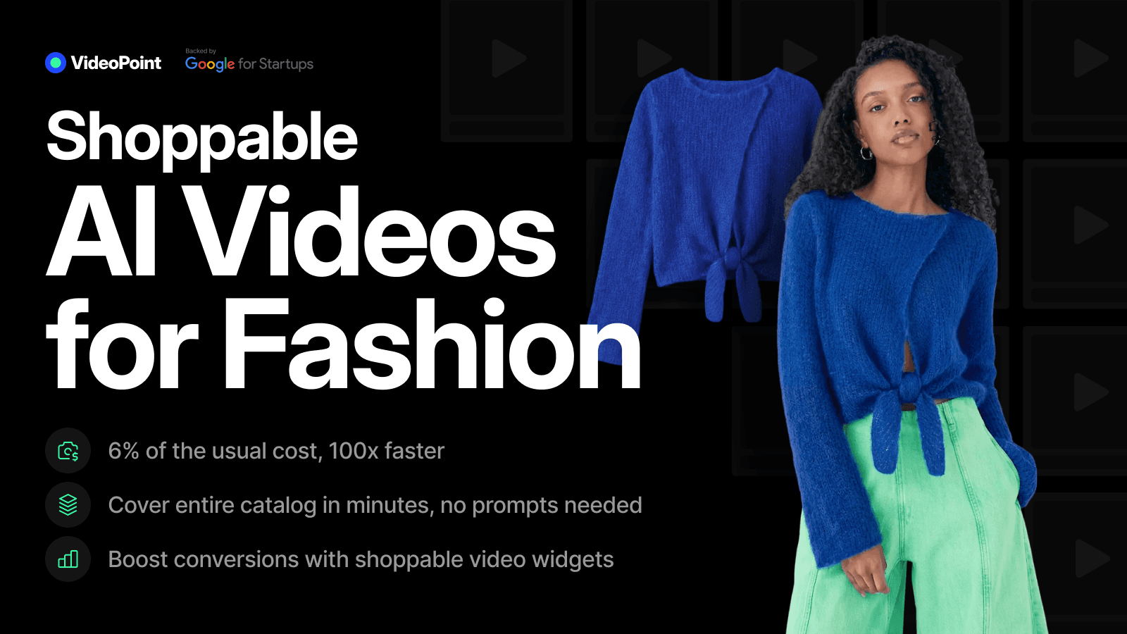 Shoppable AI Videos for Fashion