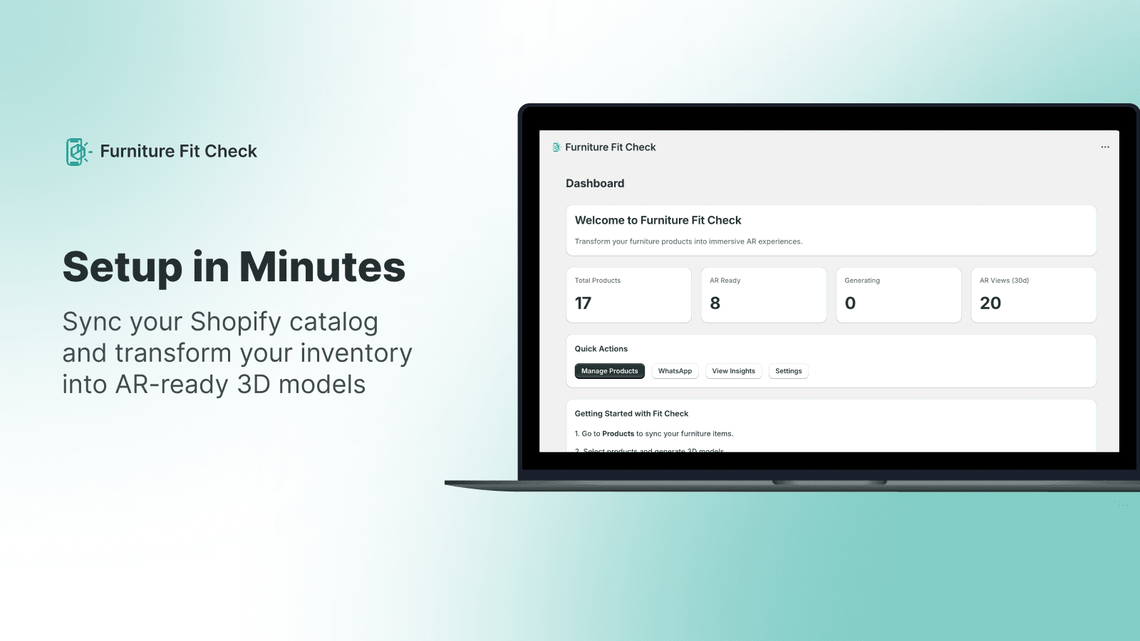 App Home Dashboard