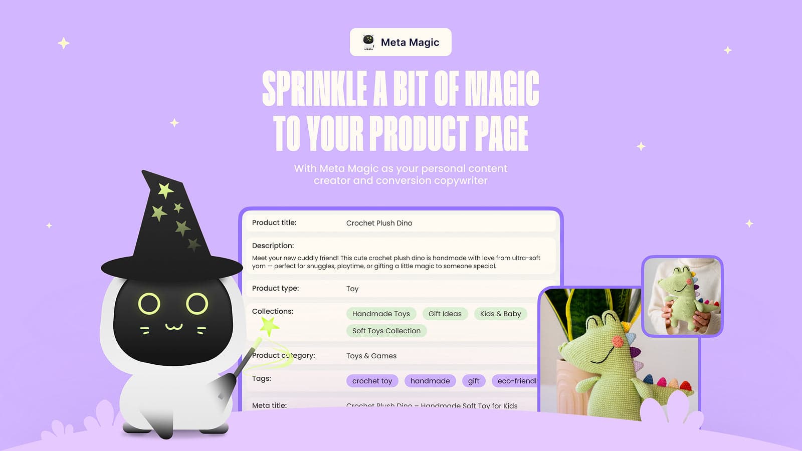 Use Meta Magic as your personal convertion copywriter